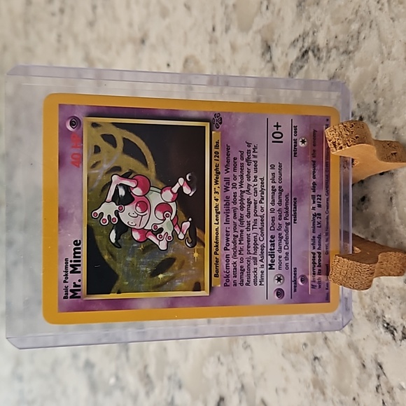 POKEMON~Mr. Mime Holo Rare # 6/64 Jungle - Picture 4 of 11